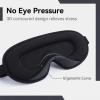 2 Pack Sleep Masks 3D Contoured Side Sleeper Women Men Soft Eye Mask for Sleeping Travel Nap Rest view 2