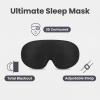 2 Pack Sleep Masks 3D Contoured Side Sleeper Women Men Soft Eye Mask for Sleeping Travel Nap Rest view 3