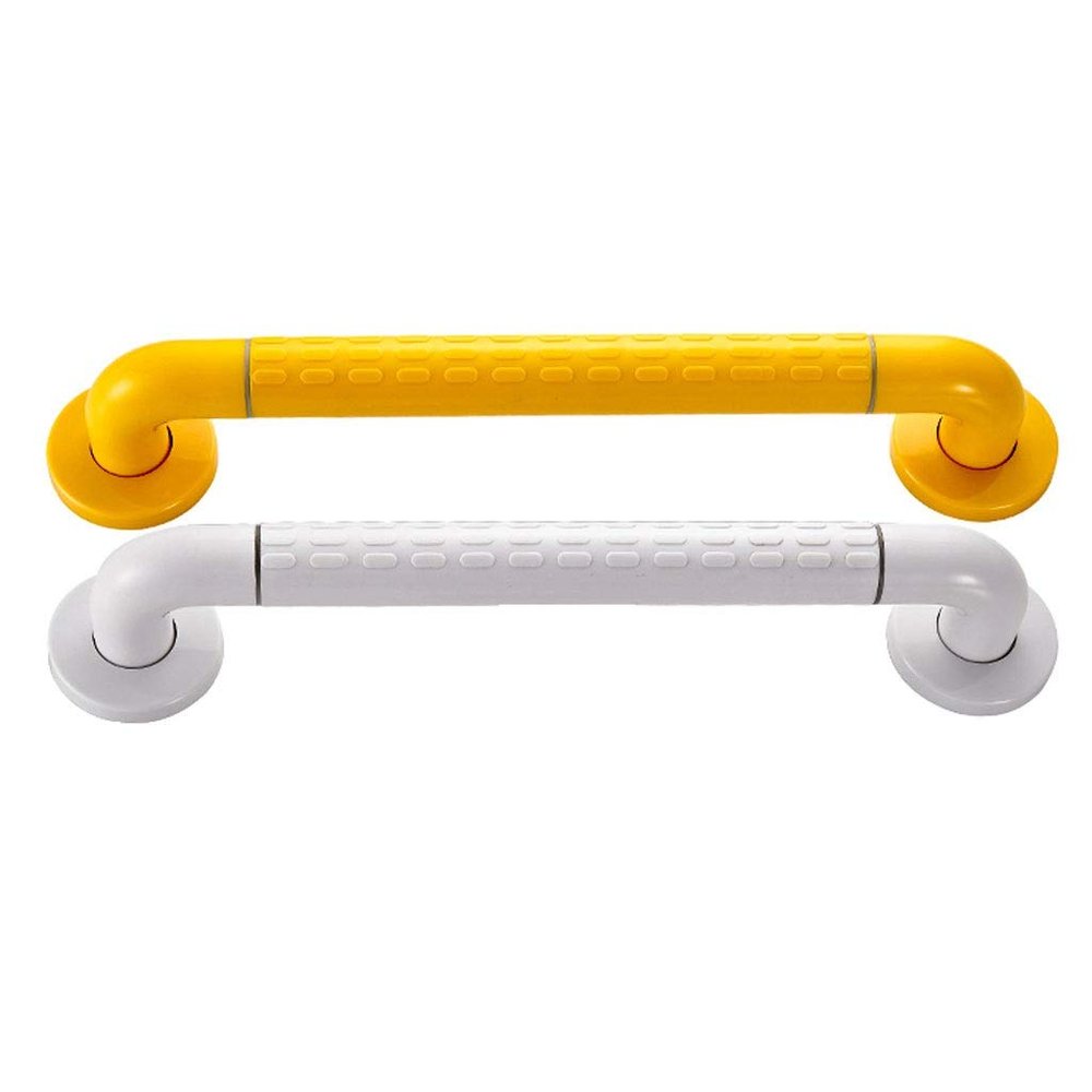 Non-Slip Bathroom Grab Bars for Seniors - Wall-Mounted Shower & Bathtub Safety Handles Assist Rail for Elderly Support Bars (Yellow 78cm)