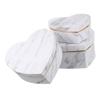 Abaodam Heart-Shaped Box Set 3Pcs Confectionery Packing Box with Lid Flower Storage Container for Valentines Day Present Packaging and Birthday Treats view 1