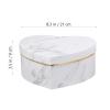 Abaodam Heart-Shaped Box Set 3Pcs Confectionery Packing Box with Lid Flower Storage Container for Valentines Day Present Packaging and Birthday Treats view 2