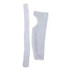 ROMISBABA Adjustable Sports Shoulder Support Strap Compression Wrap for Men and Women, Single Arm Brace for Shoulder Stability and Relief, Light Grey Size L, Suitable for Workout and view 1