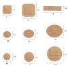 135 PCS Adhesive Breathable Small Bandaids, Elastic Fabric Flexible Round Oval and Square Bandage, Spot Small Dot Skin Friendly for Face Nose Hands Wounds Protection Care (135 PCS) view 2