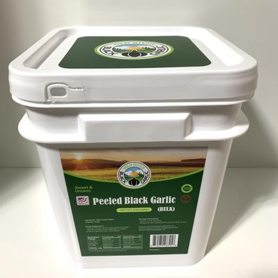 100% American Grown & Made - Wild River Black Garlic - Bulk Peeled Black Garlic Cloves - Naturally Aged Gilroy California Garlic - Pure Umami Superfood - Professional Chef Grade (8 LB)