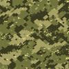 Green Pixelated Camoflauge Pattern Edible Image Photo Cake Topper For Quarter Sheet Cake view 1