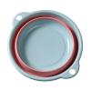 Foldable Washbasin Portable Multifunctional Plastic Wash Dish Tub for Home Travel Camping Dormitory Lightweight Space Saving Easy Storage Durable (M Size) view 3