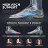 UBISOLE 220+ lbs Heavy Duty Support Orthotics Insoles for Men & Women - High Arch Work Boot Insoles for Plantar Fasciitis, Shock Absorbing Shoe Inserts, Foot & Heel Pain Relief - Metazone, S view 3