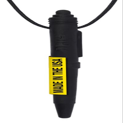 ARK Chewable Pen Necklace, Chew Necklaces for Sensory Kids and Adults, Oral Fidget for Autism, ADHD, SPD, Anxiety, Medical-Grade Sensory Chew Necklace, XT, Firm, Black, Smooth