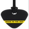 ARK Guitar Pick Small Thin Chew Necklace, Chew Necklaces for Sensory Kids and Adults, Oral Fidget for Autism, ADHD, SPD, Anxiety, Medical-Grade Sensory Chew Necklace, XT, Firm, Black view 1