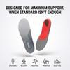 UBISOLE High Arch Support Orthotics Insoles for Men & Women - Shoe Inserts for Plantar Fasciitis, Shock Absorbing Work Boot Insoles, +220 lbs, Foot & Heel Pain Relief, Trim to Fit - Max, M view 2