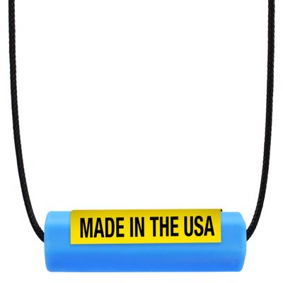 ARK Krypto-Bite Chewable Tube Necklace, Chew Necklaces for Sensory Kids and Adults, Oral Fidget for Autism, ADHD, SPD, Anxiety, Medical-Grade Sensory Chew Necklace, XXT, Very Firm, Royal Blue