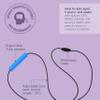 ARK Krypto-Bite Chewable Tube Necklace, Chew Necklaces for Sensory Kids and Adults, Oral Fidget for Autism, ADHD, SPD, Anxiety, Medical-Grade Sensory Chew Necklace, XXT, Very Firm, Royal Blue view 3