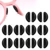 10 Pairs Eyeglass Nose Pads Non-Slip Stick On Glasses Nose Pieces Pad Soft Silicone Glasses Noses Grips for Eyeglass Sunglasses(Black) view 1