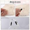 10 Pairs Eyeglass Nose Pads Non-Slip Stick On Glasses Nose Pieces Pad Soft Silicone Glasses Noses Grips for Eyeglass Sunglasses(Black) view 4
