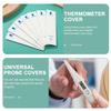 Abaodam Disposable Sterile Probe Sleeves 50Pcs General Covers for Rectal Digital Thermometers Protective Film for Home Use view 4