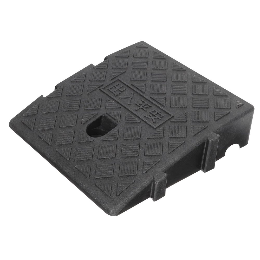 Abaodam Plastic Threshold Ramp Mat 10pcs 25X27X7Cm Loading Ramp Cushion for Doorways and Curbs Portable for Wheelchairs Cars and Mobility Aids
