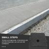 Abaodam Plastic Threshold Ramp Mat 10pcs 25X27X7Cm Loading Ramp Cushion for Doorways and Curbs Portable for Wheelchairs Cars and Mobility Aids view 3