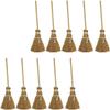 10Pcs Witch Broomstick Set, Miniature Broom Props, Fairy Decoration, Cinnamon Broom, Sweeping Tools, Angle Brooms view 1