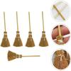 10Pcs Witch Broomstick Set, Miniature Broom Props, Fairy Decoration, Cinnamon Broom, Sweeping Tools, Angle Brooms view 4