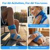 FCSILIV Reusable Ice Packs for Injuries - Flexible Ice Pack for Injuries - Gel Cold Pack Stays Soft When Frozen for Shoulder, Knee, Ankle, Back Pain Relief, Swelling & Bruises - 7.5"x11.5" view 4