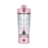 650ml Electric Protein Powder Mixing Cup Automatic Shaker Bottle Mixer Shake Bottle Milk Coffee Blender Kettle fro Gym outdoor(Pink) view 1