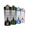 650ml Electric Protein Powder Mixing Cup Automatic Shaker Bottle Mixer Shake Bottle Milk Coffee Blender Kettle fro Gym outdoor(Pink) view 2