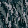 Multi Color Blue, Gray, Green & Black Camoflauge Pattern Edible Image Photo Cake Topper For Half Sheet Cake view 1