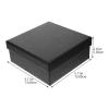 Outanaya 10Pcs Thickened Black Square Boxes Set, Ultra-Hard Belt Packaging Paper Boxes for Wedding, Party, and Present Storage view 2
