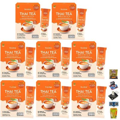 15 Sachets/Box Roasted Intense Good Shape TruVitar Thai Tea Instant Mix Powder Snack 12 in 1 Much Mellow Delicious Set 8 By Beautygoodshop [Get Free For You Beauty Gifts]