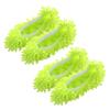 2 Pairs Mop Socks,Microfiber Mop Slippers,Washable Reusable Floor Cleaning Socks, Soft House Mop Covers (Green) view 1