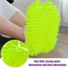 2 Pairs Mop Socks,Microfiber Mop Slippers,Washable Reusable Floor Cleaning Socks, Soft House Mop Covers (Green) view 3