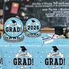 122 Pcs Graduation Plates and Napkins 2026 Serve 30, Disposable Graduation Decorations Class of 2026 Decorations, Skyblue Paper Plates and Napkins Forks Tablecloth Grad Tableware for Party Supplies view 4