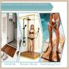 Original Teak Bathtub Shower mat, Solid Wood mat, Easy to Clean, Maximum Weight Capacity 420 lbs, Suitable for use in The Shower Room, spa and Outdoors.(47" x 23" (Rectangular)) view 2