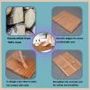 Original Teak Bathtub Shower mat, Solid Wood mat, Easy to Clean, Maximum Weight Capacity 420 lbs, Suitable for use in The Shower Room, spa and Outdoors.(47" x 23" (Rectangular)) view 4