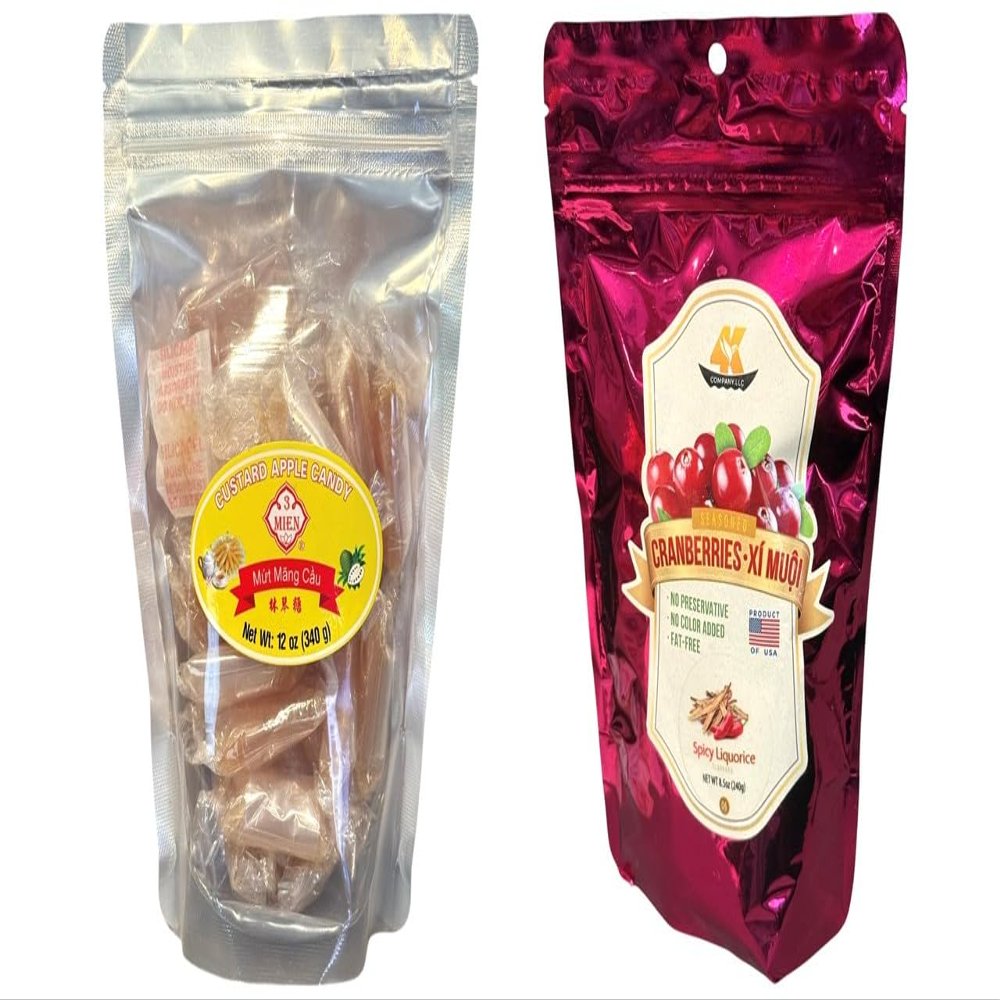 Dried Fruit Snack Group (COMBO, SOURSOP JAM)