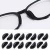 2 3 4 8 16 20 Pairs Eyeglasses Nose Pads, Stick On 3.5 mm Thickness Adhesive,Soft Silicone Comfort Anti Slip Flexible Nose Pieces for Glasses Sunglasses Reading Glasses Kits (16 Pairs Black) view 1