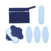 MALUGOGO Washable Reusable Sanitary Napkins 8Pcs Set Leakproof Fleece Nursing Pads Day and Night Use Menstrual Pads for Women Postpartum Care view 1