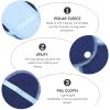 MALUGOGO Washable Reusable Sanitary Napkins 8Pcs Set Leakproof Fleece Nursing Pads Day and Night Use Menstrual Pads for Women Postpartum Care view 3