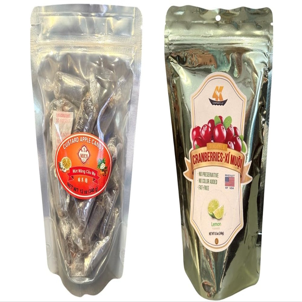 Dried Fruit Snack Group (COMBO, TAMARIND SOURSOP JAM)