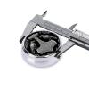 Mjolnir and Ravens Norse Mythology Symbol Circular Mini Organizer Case - Portable Metal Pill Box for Vitamins, Supplements view 4