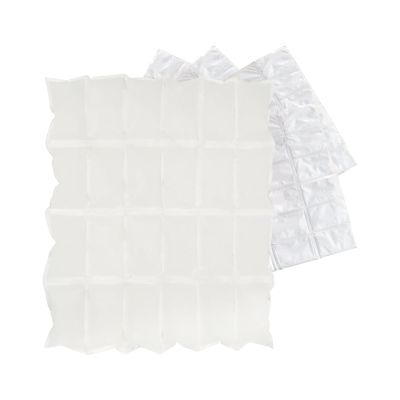 KiBcsLic 120 Pieces Ice Packs for Coolers Cold Packs Freezer Packs Ice Pack Sheets Self Absorbent Thin Design PE Material Suitable for Refrigerate Food Lunch