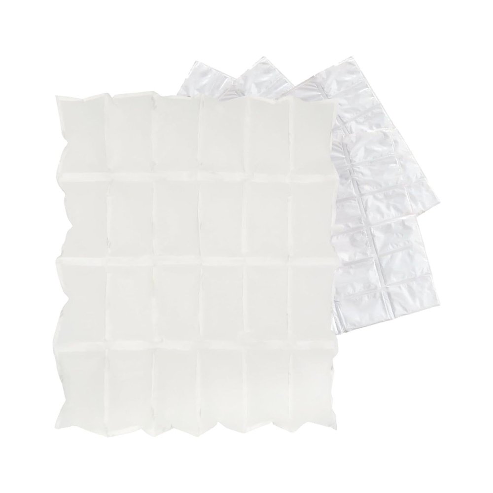 KiBcsLic 120 Pieces Ice Packs for Coolers Cold Packs Freezer Packs Ice Pack Sheets Self Absorbent Thin Design PE Material Suitable for Refrigerate Food Lunch