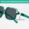 Eyekepper Metalless Screwless Spring Hinges Bifocal Sunglasses Men Women Sunshine Readers for Outdoor Sports, Driving & Fishing Black +3.25 view 4