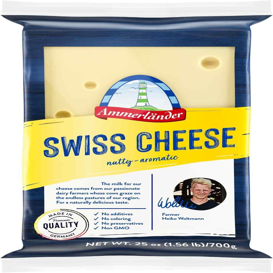 Ammerlander Swiss Cheese Nutty Aromatic - 1.56 LB