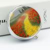 Poppies Field Yellow Brick Road Round Metal Pill Box, 3 Compartments Portable Pill Case Mini Medication Organizer Travel Medication Holder to Hold Vitamins, Medication, Fish Oil view 4