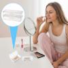 2 PCS Cotton Swab Holder for Travel, Small Portable Travel Cotton Swab Holder Clear Plastic Cottons Swabs Case Portable Holders with Dustproof Lid for Cottons Rounds, Swabs, Floss view 4