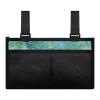 Viuacagoru Flower Marble Wheelchair Bag Portable Wheel Chair Accessories Adults Roomy Armrest Storage Pouch with Pocket Lightweight Side Bags for Rollator view 3
