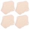 CORHAD Reusable Cotton Menstrual Pads 4Pcs, 180Mm Washable Sanitary Napkins for Women, Breathable Nursing Pads Suitable for Daily Use and Sensitive Skin view 1