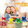 8Sets Large Easter Basket Foldable Easter Baskets with Handle Ribbon Cellophane Bags 24 Colorful Eggs for Easter Egg Hunt Baskets for Gifts Empty (8PCS- Large) view 4