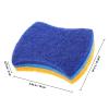 Abaodam Reusable 6pcs Kitchen Dish Sponges with 3-Layer Wood Pulp Cotton, Absorbent Double-Sided Scrub Pads for Wok and Pot Cleaning, Small Size for Household Cleaning Supplies view 2